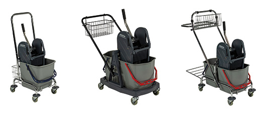 Seau unique sur roulettes